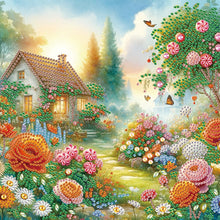 Load image into Gallery viewer, Diamond Painting - Partial Special Shaped - House Village (30*30CM)
