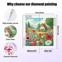 Load image into Gallery viewer, Diamond Painting - Partial Special Shaped - House Village (30*30CM)
