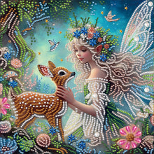 Load image into Gallery viewer, Diamond Painting - Partial Special Shaped - Elf Fairy (30*30CM)
