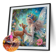 Load image into Gallery viewer, Diamond Painting - Partial Special Shaped - Elf Fairy (30*30CM)
