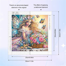 Load image into Gallery viewer, Diamond Painting - Partial Special Shaped - Elf Fairy (30*30CM)
