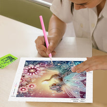 Load image into Gallery viewer, Diamond Painting - Partial Special Shaped - Elf Fairy (30*30CM)
