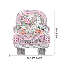 Load image into Gallery viewer, Special Shape Easter Gnome Truck Diamond Painting Hanging Pendant for Party
