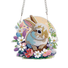 Load image into Gallery viewer, Special Shape Easter Bunny Gnome Diamond Painting Hanging Pendant for Art Crafts
