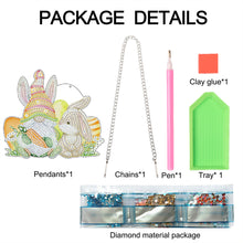 Load image into Gallery viewer, Special Shape Easter Bunny Gnome Diamond Painting Hanging Pendant for Art Crafts
