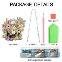 Load image into Gallery viewer, Special Shape Easter Bunny Gnome Diamond Painting Hanging Pendant for Art Crafts

