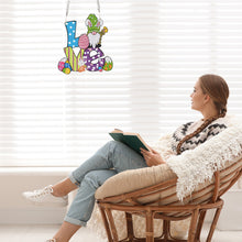 Load image into Gallery viewer, Special Shape Easter Bunny Gnome Diamond Painting Hanging Pendant for Art Crafts
