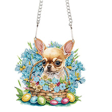 Load image into Gallery viewer, Special Shape Easter Bunny Gnome Diamond Painting Hanging Pendant for Art Crafts
