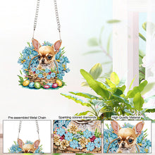 Load image into Gallery viewer, Special Shape Easter Bunny Gnome Diamond Painting Hanging Pendant for Art Crafts
