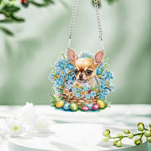 Load image into Gallery viewer, Special Shape Easter Bunny Gnome Diamond Painting Hanging Pendant for Art Crafts
