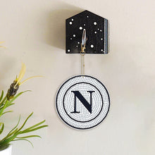 Load image into Gallery viewer, PET Double Sided Special Shaped Napoli Football Club DIY Diamond Art Keyring
