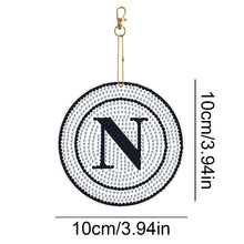 Load image into Gallery viewer, PET Double Sided Special Shaped Napoli Football Club DIY Diamond Art Keyring
