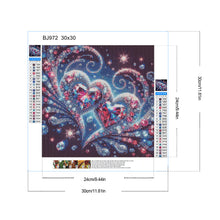 Load image into Gallery viewer, Diamond Painting - Full Round - Double Crystal Heart (30*30CM)
