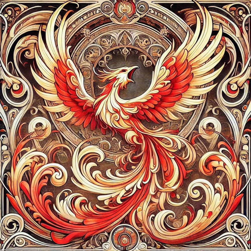 Diamond Painting - Full Round - Phoenix (40*40CM)