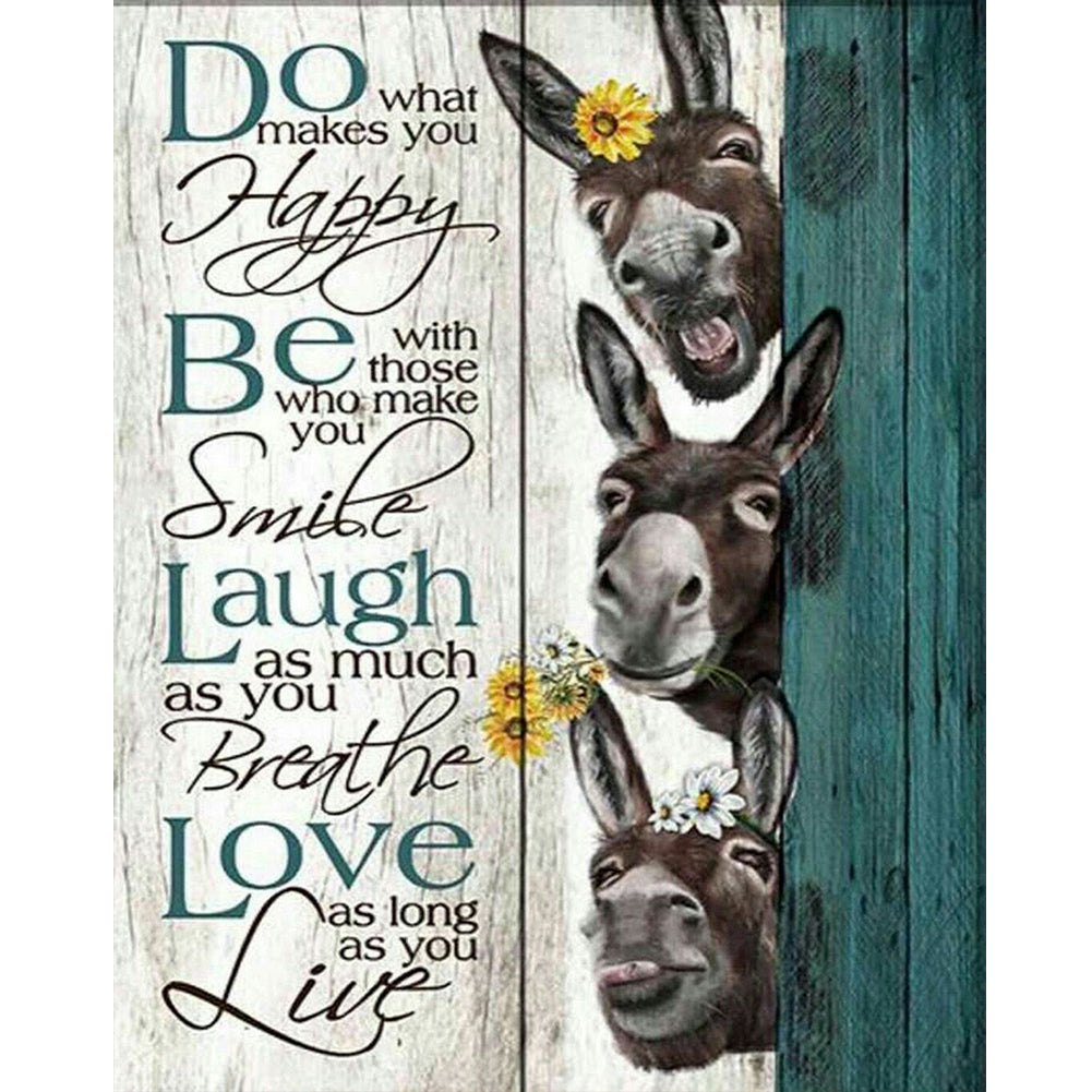 Diamond Painting - Full Round - Inspirational Words (40*50CM)