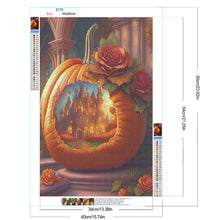 Load image into Gallery viewer, Diamond Painting - Full Round - Castle In Pumpkin (40*60CM)
