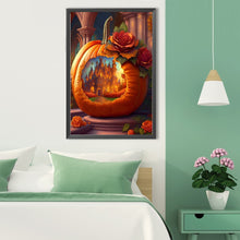 Load image into Gallery viewer, Diamond Painting - Full Round - Castle In Pumpkin (40*60CM)
