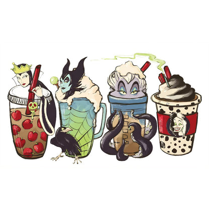 Diamond Painting - Full Round - Cartoon Coffee Cup (50*30CM)