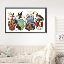 Load image into Gallery viewer, Diamond Painting - Full Round - Cartoon Coffee Cup (50*30CM)
