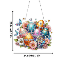 Load image into Gallery viewer, Acrylic Special Shape Rose Cupid Diamond Painting Hanging Pendant for Art Crafts
