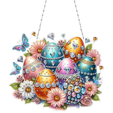 Load image into Gallery viewer, Acrylic Special Shape Rose Cupid Diamond Painting Hanging Pendant for Art Crafts
