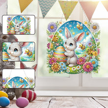 Load image into Gallery viewer, Acrylic Special Shape Rose Cupid Diamond Painting Hanging Pendant for Art Crafts
