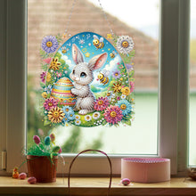 Load image into Gallery viewer, Acrylic Special Shape Rose Cupid Diamond Painting Hanging Pendant for Art Crafts
