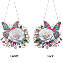 Load image into Gallery viewer, Acrylic Special Shape Rose Cupid Diamond Painting Hanging Pendant for Art Crafts
