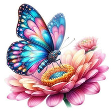 Load image into Gallery viewer, Diamond Painting - Full Round - Flowers and butterfly (30*30CM)
