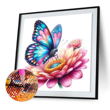 Load image into Gallery viewer, Diamond Painting - Full Round - Flowers and butterfly (30*30CM)
