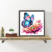 Load image into Gallery viewer, Diamond Painting - Full Round - Flowers and butterfly (30*30CM)
