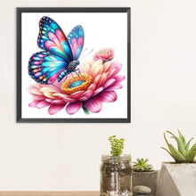 Load image into Gallery viewer, Diamond Painting - Full Round - Flowers and butterfly (30*30CM)
