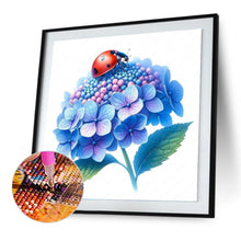 Load image into Gallery viewer, Diamond Painting - Full Round - Hydrangea and insect (30*30CM)
