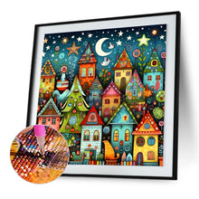 Load image into Gallery viewer, Diamond Painting - Full Round - Colorful Houses (30*30CM)
