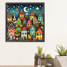 Load image into Gallery viewer, Diamond Painting - Full Round - Colorful Houses (30*30CM)
