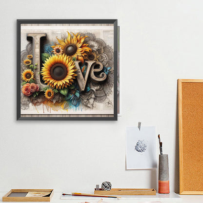 Diamond Painting - Full Square - Love (40*40CM)