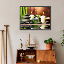 Load image into Gallery viewer, Diamond Painting - Full Round - Zen Pebble Candle (40*30CM)
