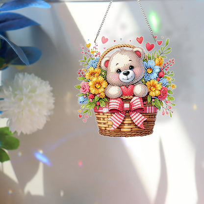 Acrylic Special Shape Crown Elf Diamond Painting Hanging Pendant for Wall Window