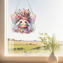 Load image into Gallery viewer, Acrylic Special Shape Crown Elf Diamond Painting Hanging Pendant for Wall Window
