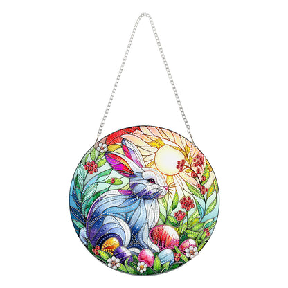 Acrylic Special Shape Crown Elf Diamond Painting Hanging Pendant for Wall Window