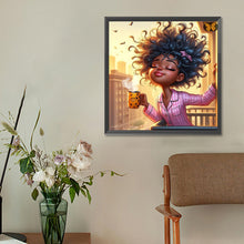 Load image into Gallery viewer, Diamond Painting - Full Round - Morning Girl (30*30CM)
