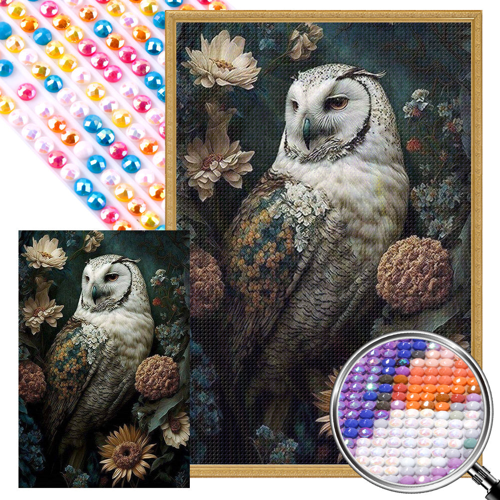AB Diamond Painting - Full Round - Night Owl (40*60CM)