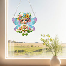 Load image into Gallery viewer, Acrylic Special Shape Butterfly Flower Diamond Painting Ornaments for Art Crafts
