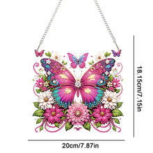 Load image into Gallery viewer, Acrylic Special Shape Butterfly Flower Diamond Painting Ornaments for Art Crafts
