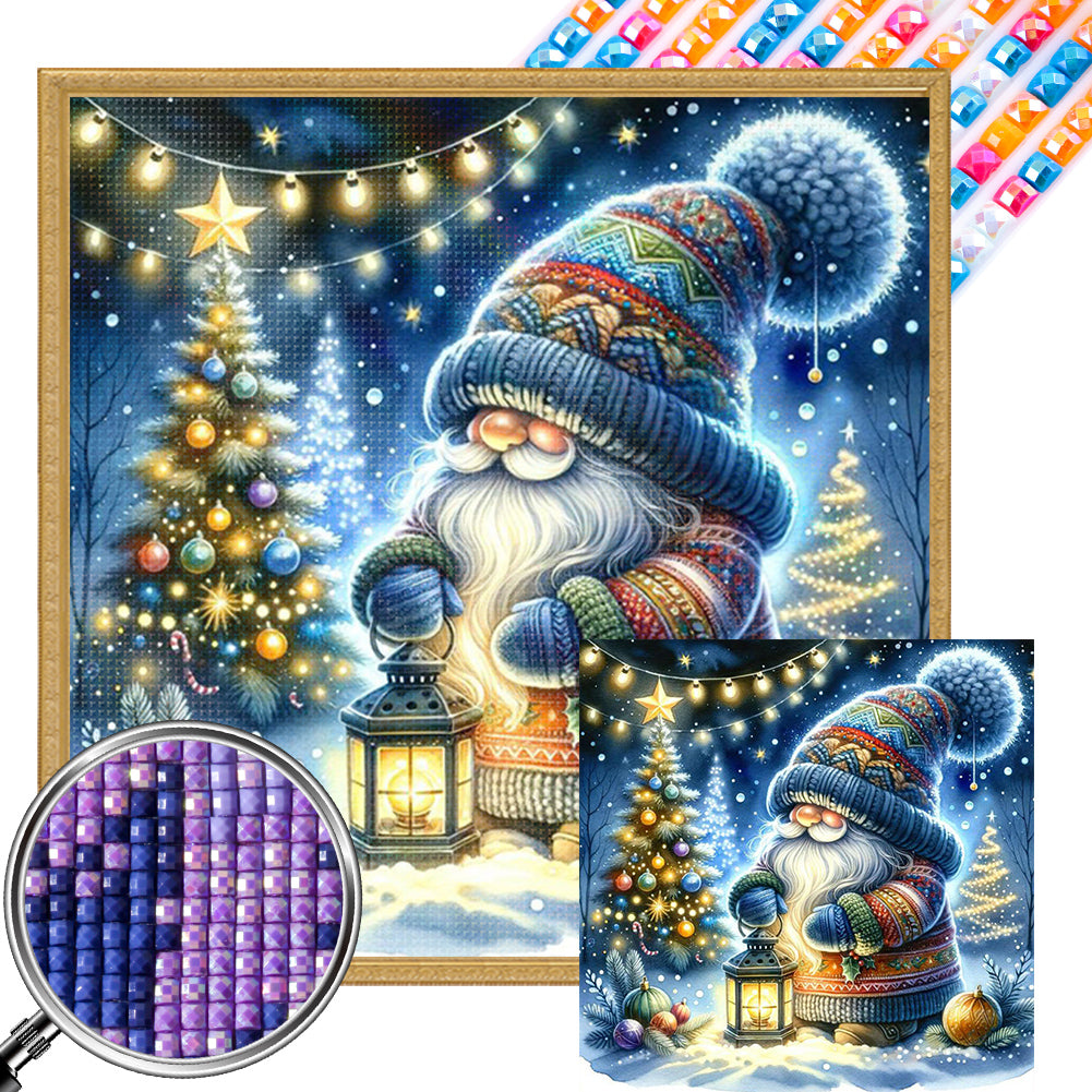 AB Diamond Painting - Full Square - Snow Gnome (45*45CM)