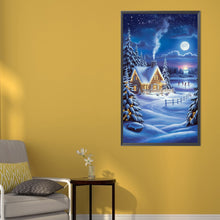 Load image into Gallery viewer, AB Diamond Painting - Full Square - Winter Snow House (40*70CM)
