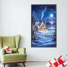 Load image into Gallery viewer, AB Diamond Painting - Full Square - Winter Snow House (40*70CM)
