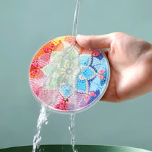 Load image into Gallery viewer, 4Pcs Acrylic Special Shape Mandala DIY Waterproof Diamond Painting Coaster
