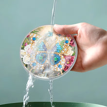 Load image into Gallery viewer, 4Pcs Acrylic Special Shape Butterfly DIY Waterproof Diamond Painting Coaster
