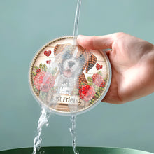 Load image into Gallery viewer, 4Pcs Acrylic Special Shape Puppy DIY Waterproof Diamond Painting Coaster

